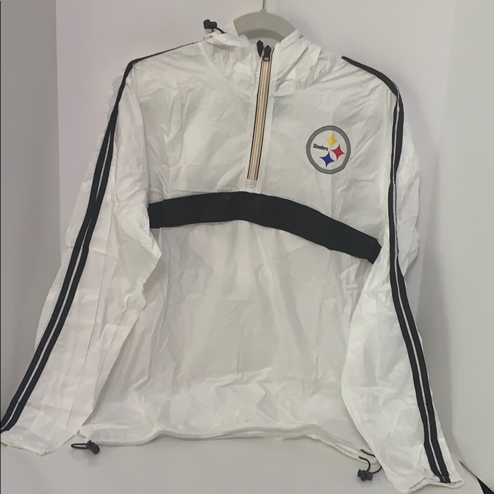 Men’s NFL pullover hoodie packable windbreaker